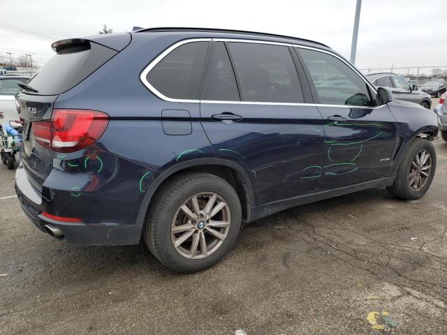 5UXKR0C57F0P16150 - 2015 BMW X5 XDRIVE35I BLUE photo 3