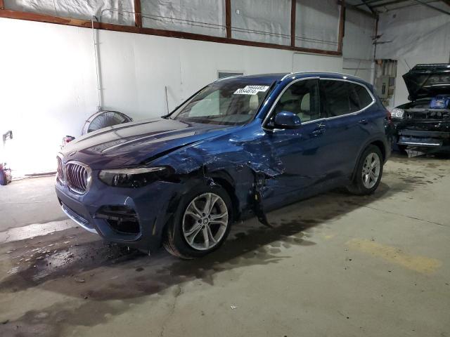 5UXTY5C09LLT32437 - 2020 BMW X3 XDRIVE30I BLUE photo 1