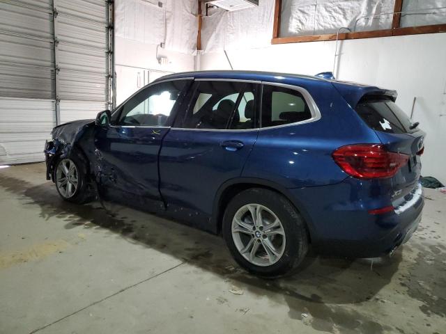 5UXTY5C09LLT32437 - 2020 BMW X3 XDRIVE30I BLUE photo 2