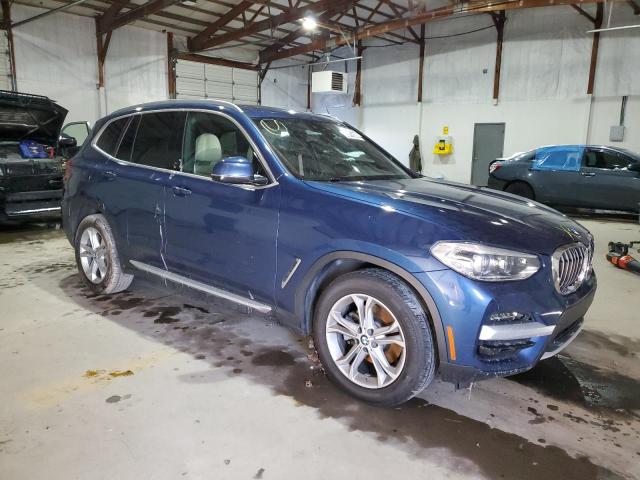 5UXTY5C09LLT32437 - 2020 BMW X3 XDRIVE30I BLUE photo 4