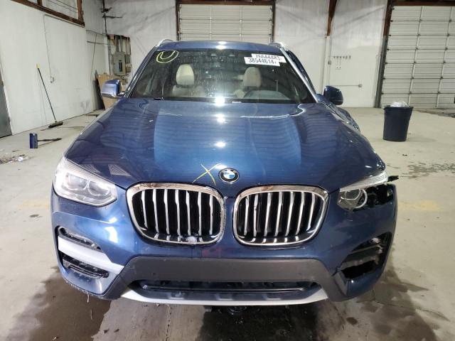 5UXTY5C09LLT32437 - 2020 BMW X3 XDRIVE30I BLUE photo 5