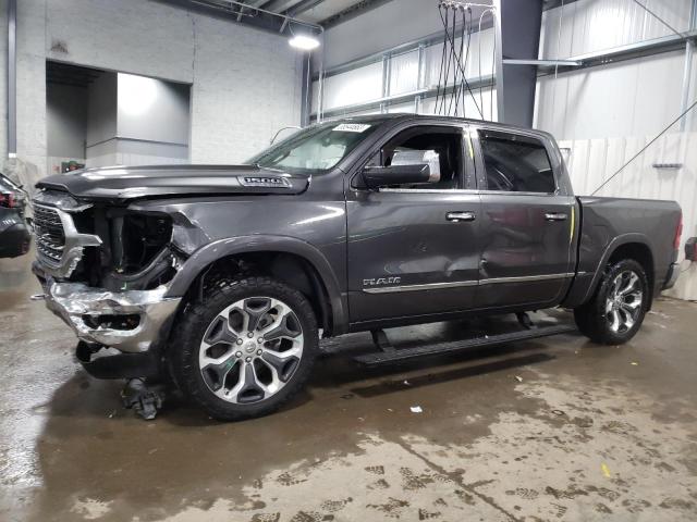 1C6SRFHT9KN522302 - 2019 RAM 1500 LIMITED CHARCOAL photo 1