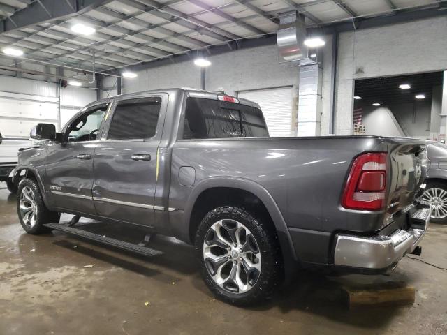 1C6SRFHT9KN522302 - 2019 RAM 1500 LIMITED CHARCOAL photo 2