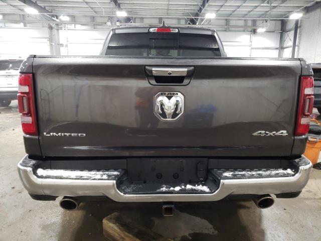 1C6SRFHT9KN522302 - 2019 RAM 1500 LIMITED CHARCOAL photo 6