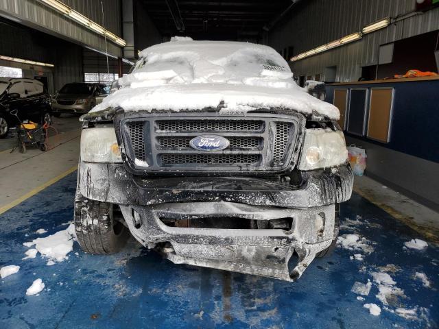 1FTPX04558KE54714 - 2008 FORD F150 BLACK photo 5