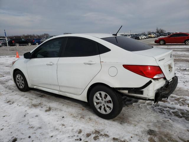 KMHCT4AE7GU113366 - 2016 HYUNDAI ACCENT SE WHITE photo 2