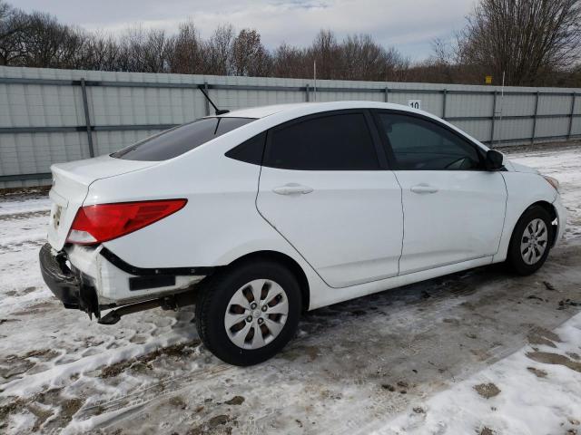 KMHCT4AE7GU113366 - 2016 HYUNDAI ACCENT SE WHITE photo 3