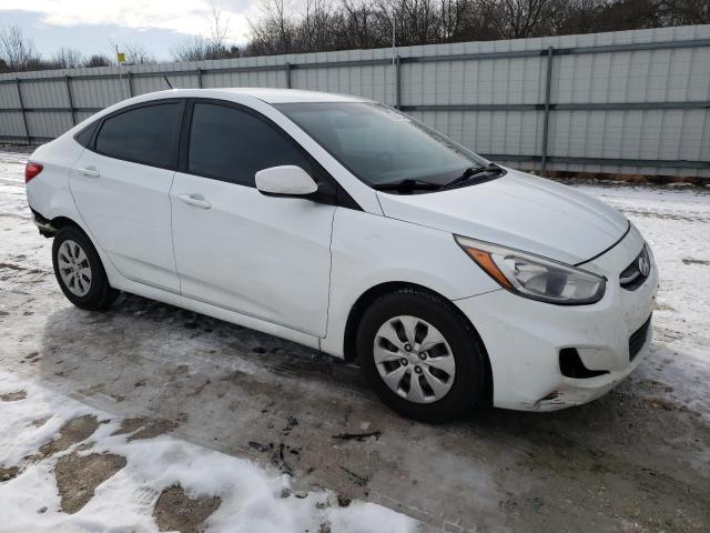 KMHCT4AE7GU113366 - 2016 HYUNDAI ACCENT SE WHITE photo 4