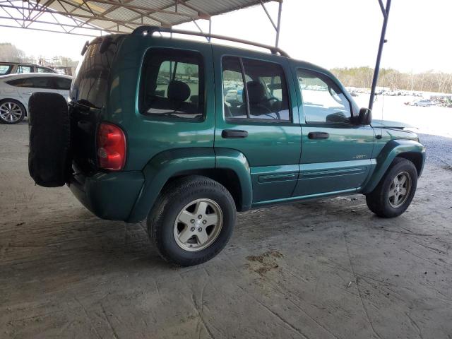 1J4GK58K24W120486 - 2004 JEEP LIBERTY LIMITED GREEN photo 3