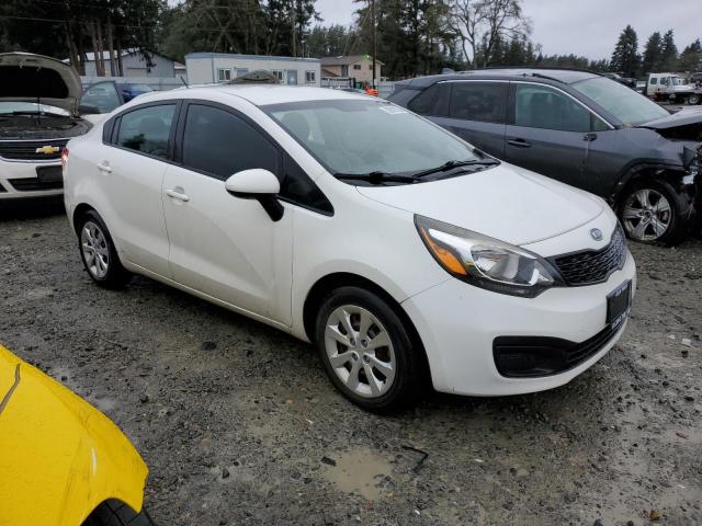 KNADM4A38C6043991 - 2012 KIA RIO LX WHITE photo 4