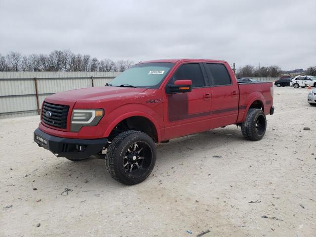1FTFW1CF0CFC76355 - 2012 FORD F150 SUPERCREW RED photo 1