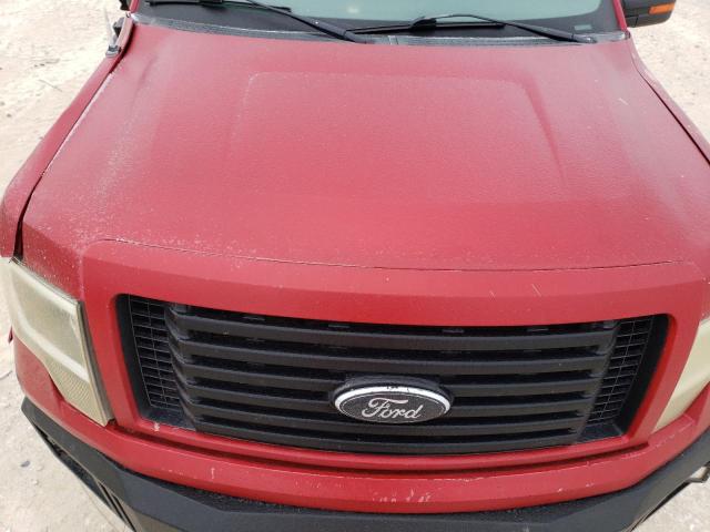 1FTFW1CF0CFC76355 - 2012 FORD F150 SUPERCREW RED photo 11