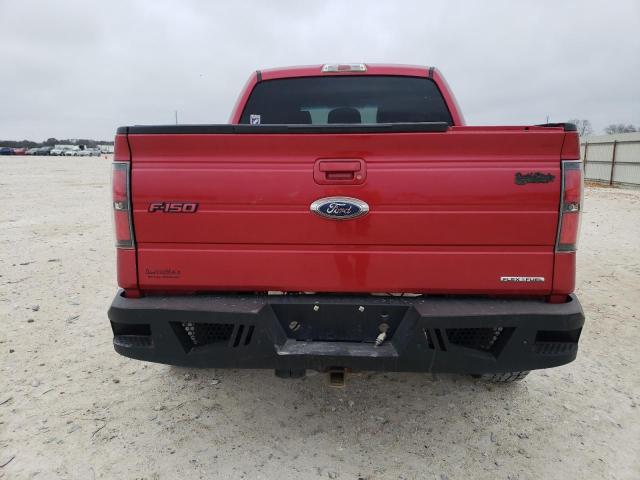 1FTFW1CF0CFC76355 - 2012 FORD F150 SUPERCREW RED photo 6