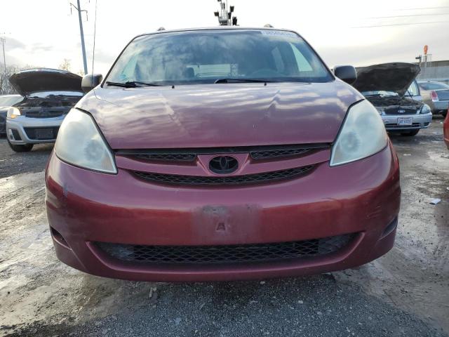 5TDZK23CX9S289031 - 2009 TOYOTA SIENNA CE RED photo 5