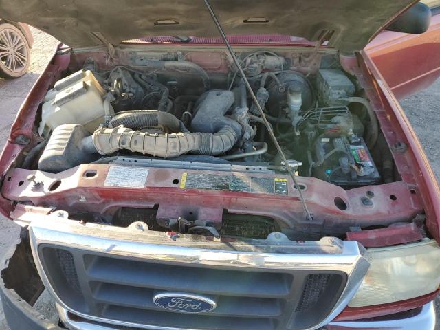 1FTYR14U24PA82645 - 2004 FORD RANGER SUPER CAB RED photo 11