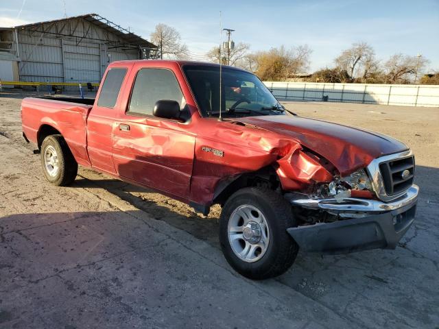 1FTYR14U24PA82645 - 2004 FORD RANGER SUPER CAB RED photo 4