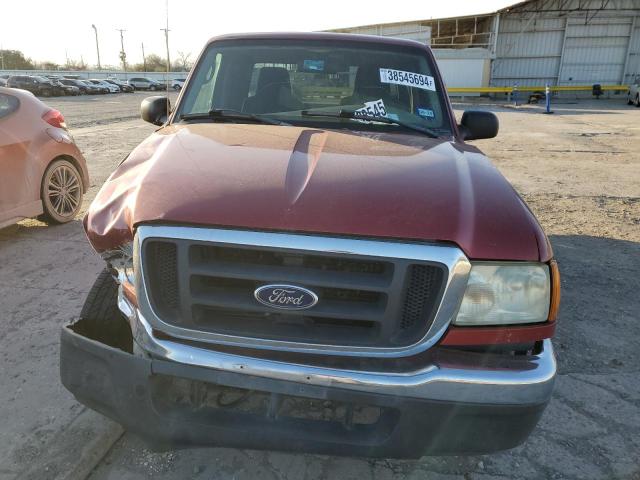 1FTYR14U24PA82645 - 2004 FORD RANGER SUPER CAB RED photo 5