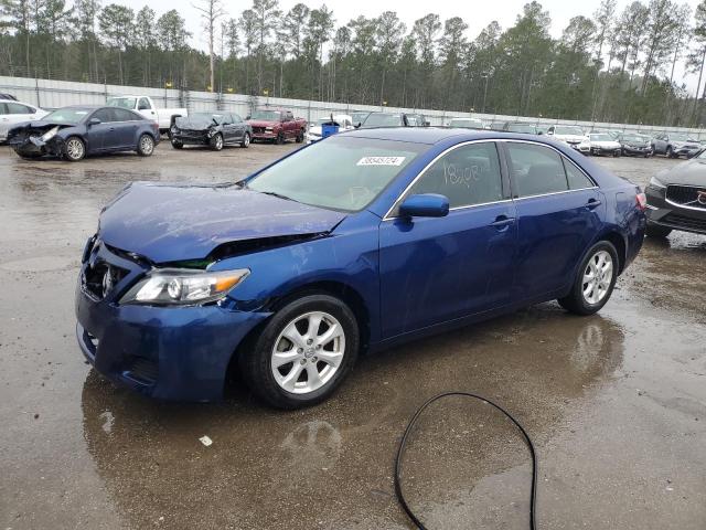 4T1BF3EK3BU646739 - 2011 TOYOTA CAMRY BASE BLUE photo 1