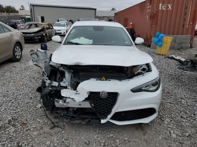 ZARFAMBN9K7605528 - 2019 ALFA ROMEO GIULIA TI WHITE photo 5