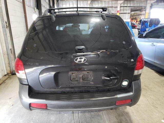 KM8SC13D35U913884 - 2005 HYUNDAI SANTA FE GLS BLACK photo 6