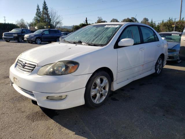 2T1BY30EX5C320423 - 2005 TOYOTA COROLLA XRS WHITE photo 1