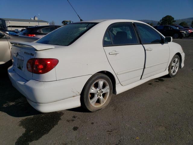 2T1BY30EX5C320423 - 2005 TOYOTA COROLLA XRS WHITE photo 3