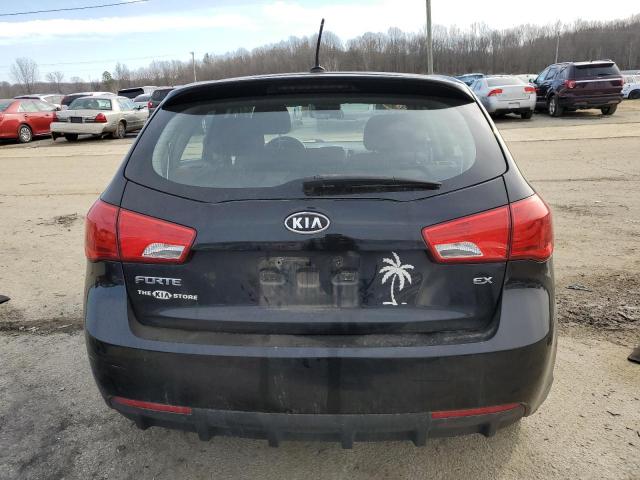 KNAFU5A26B5405603 - 2011 KIA FORTE EX BLACK photo 6