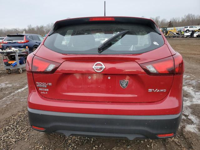 JN1BJ1CR7JW250293 - 2018 NISSAN ROGUE SPOR S RED photo 6