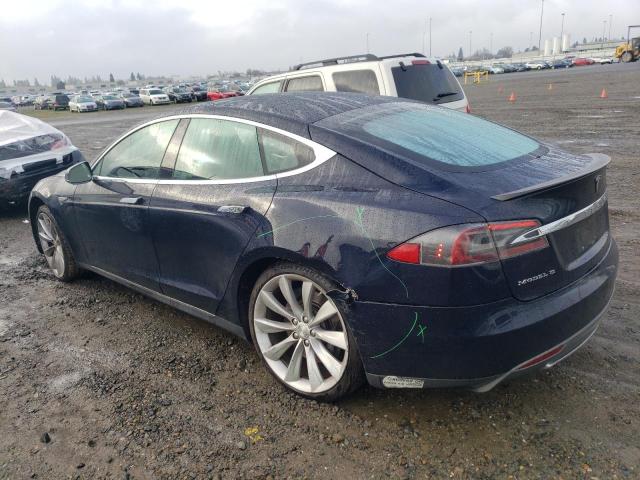 5YJSA1CP7DFP07222 - 2013 TESLA MODEL S Mavi foto 2