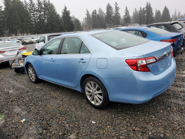 4T4BF1FK4CR178739 - 2012 TOYOTA CAMRY BASE BLUE photo 2