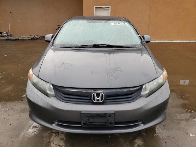 2HGFB2E57CH508651 - 2012 HONDA CIVIC LX GRAY photo 5