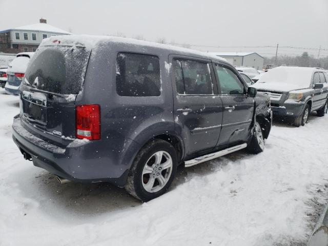 5FNYF4H53FB046909 - 2015 HONDA PILOT EXL GRAY photo 3