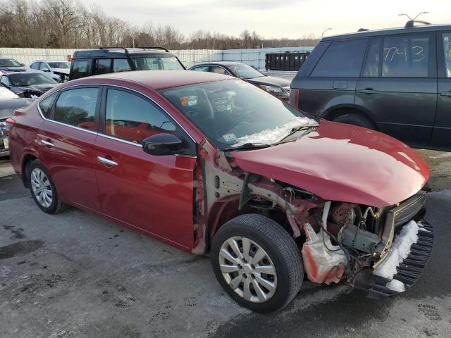 3N1AB7AP7EY242139 - 2014 NISSAN SENTRA S RED photo 4