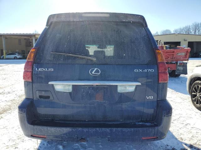 JTJBT20X860124273 - 2006 LEXUS GX 470 BLUE photo 6