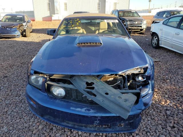 1ZVHT85H275363417 - 2007 FORD MUSTANG GT BLUE photo 5