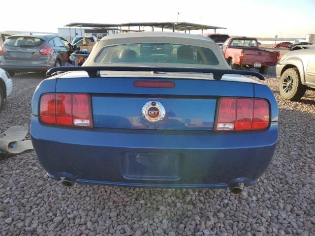 1ZVHT85H275363417 - 2007 FORD MUSTANG GT BLUE photo 6