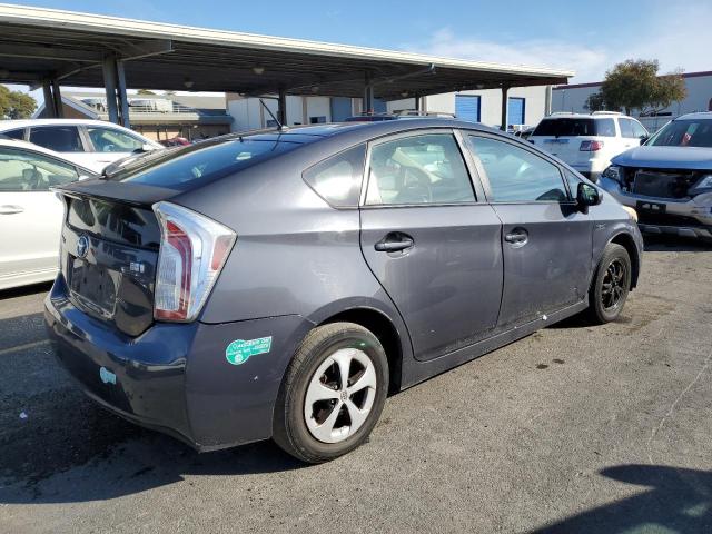 JTDKN3DU4C1512061 - 2012 TOYOTA PRIUS GRAY photo 3