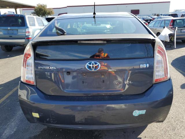 JTDKN3DU4C1512061 - 2012 TOYOTA PRIUS GRAY photo 6