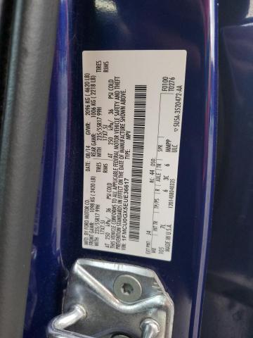 1FMCU0GX5EUE36617 - 2014 FORD ESCAPE SE BLUE photo 12