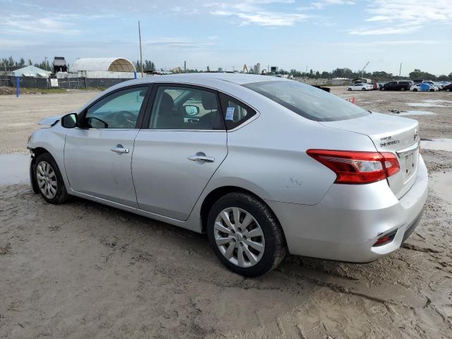 3N1AB7AP3JY294166 - 2018 NISSAN SENTRA S SILVER photo 2