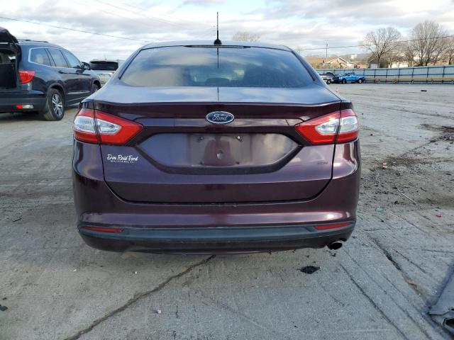 3FA6P0H73DR252683 - 2013 FORD FUSION SE RED photo 6