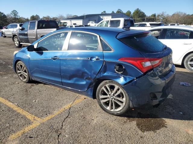 KMHD35LH4GU282276 - 2016 HYUNDAI ELANTRA GT BLUE photo 2