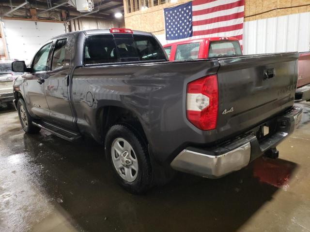 5TFUY5F16KX805020 - 2019 TOYOTA TUNDRA DOUBLE CAB SR/SR5 GRAY photo 2