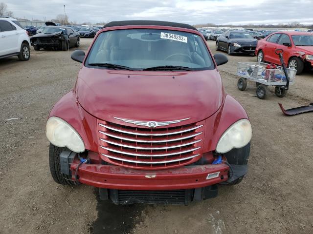 3C3HY75SX6T300773 - 2006 CHRYSLER PT CRUISER GT RED photo 5