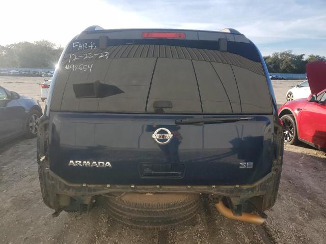 5N1BA08D58N605039 - 2008 NISSAN ARMADA SE BLUE photo 6