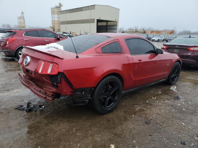 1ZVBP8CH3A5168754 - 2010 FORD MUSTANG GT RED photo 3