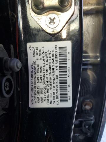 2HGFB2E53FH510031 - 2015 HONDA CIVIC LX BLACK photo 12