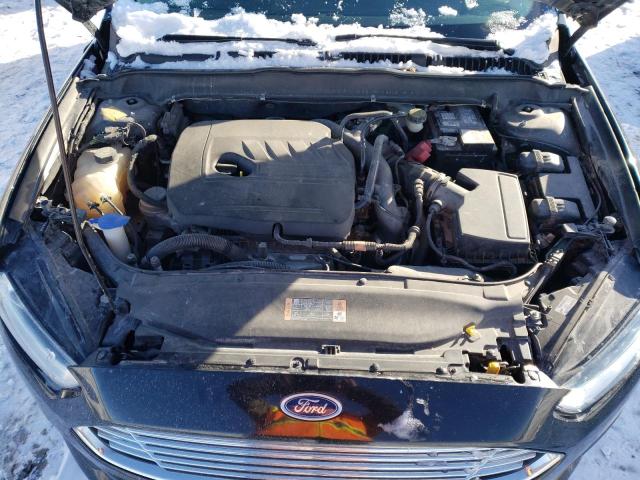 3FA6P0HD8FR139580 - 2015 FORD FUSION SE BLACK photo 11