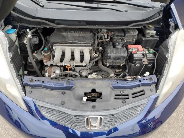 JHMGE8H38DC081832 - 2013 HONDA FIT BLUE photo 11