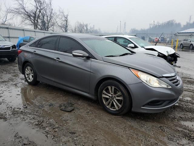 5NPEB4AC9EH941327 - 2014 HYUNDAI SONATA GLS GRAY photo 4